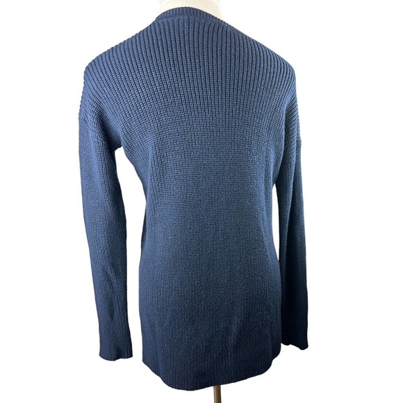 ✨2/$20 Athleta Soft Merino Tunic Ribbed Sweater Extra Fine Wool Blend Medium - Picture 5 of 13